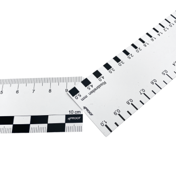 Risslineal beide Ansichten der Rissbreitenschablone