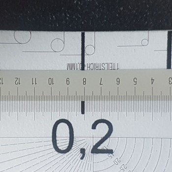 Detailaufnahme Risslineal