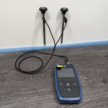 Anwendungsbeispiel Elektrode in Verbindung eines Kabel und eines Gerätes von Gann