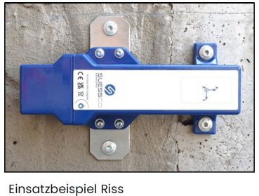 Suessco 3D-Sensor - Rissdokumentation über 3 Raumachsen incl. Montageplatte