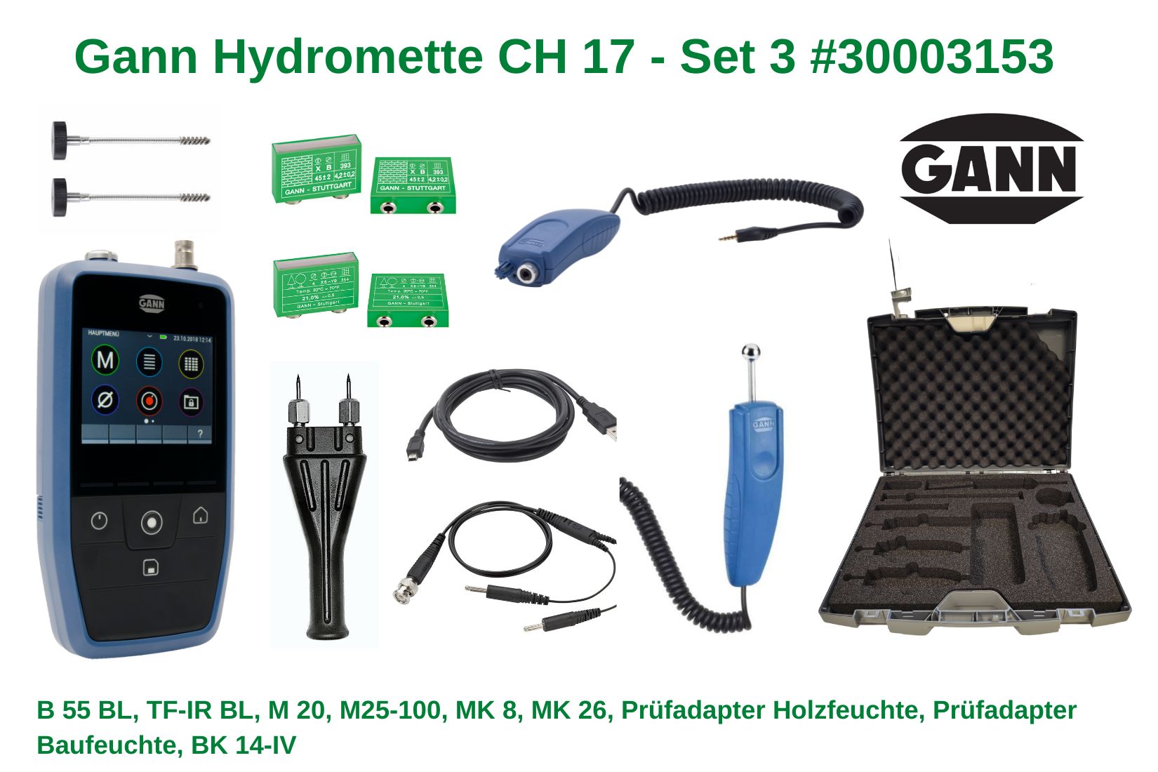 Gann Hydromette CH 17 - Set 3 mit viel  Zubehörcartwishlistchevron-downchevron-downchevron-downcart