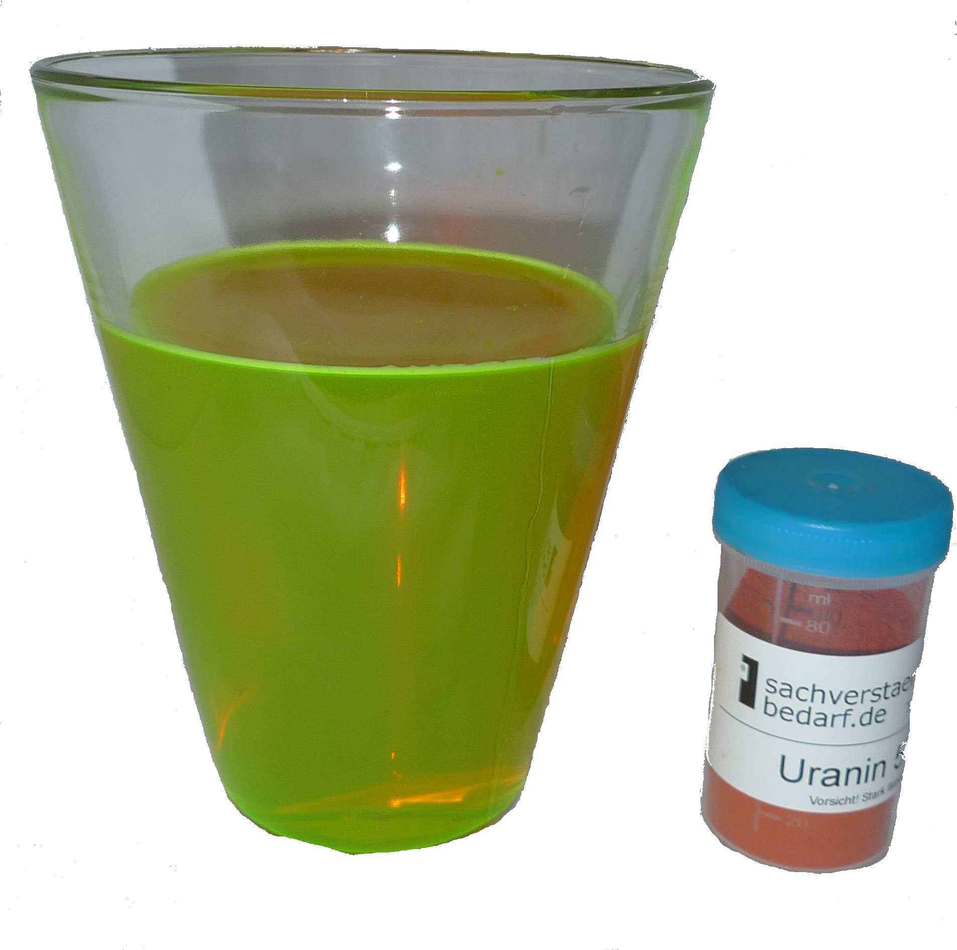 15 g Fluorescien Uranin Wasserfärbung für die Lecksuche und Dichtheitsprüfung