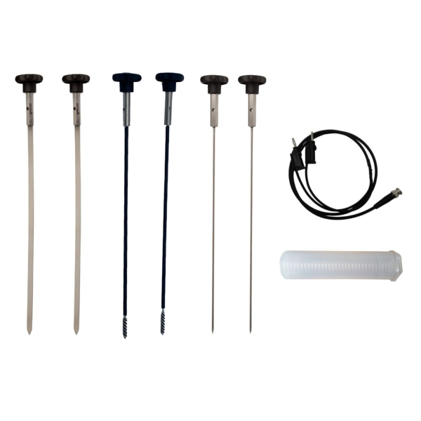 Set Elektroden mit Kabel und Aufbewahrung