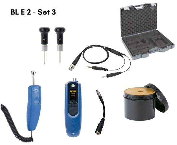 Gann Hydromette BL E 2 - Set 3 (M 6, Kontaktmasse, MK 8, B 55 BL, Adapterkabel AK 2, Koffer BK 14-I)