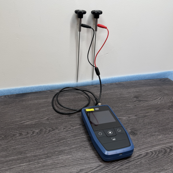 Anwendungsbeispiel Elektrode in Verbindung eines Kabel und eines Gerätes von Gann