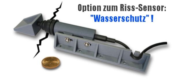 Wasserschutz-Zusatzoption zum Riss-Analyse-Sensor