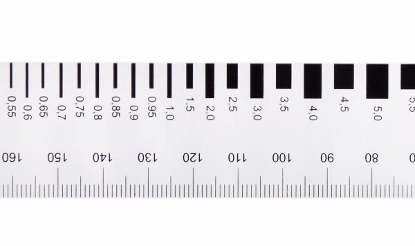 Risslineal Aluminium 200 * 30 mm