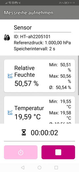 Novasina - Luftfeuchtemesser kalibrierbar - Clima Mate Set 2