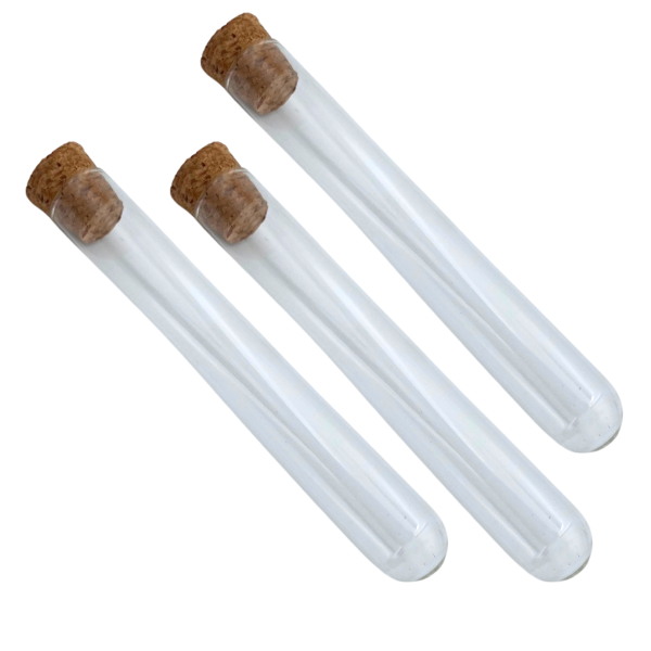 Klimaröhrchen  15*100 mm mit Korken - Sensorsafe