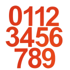 Erweiterungsset Markiersymbole  0 - 9