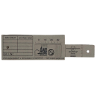 G1.1 -Riss-Messlehre, Rissmonitor - für den Innenbereich - mit QR-Code zur Überwachung von Rissbewegungen im Innenbereich